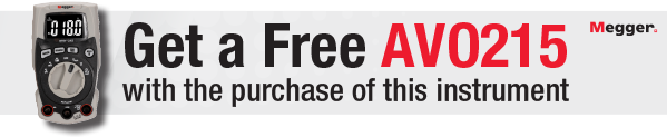 Get a AVO215 DMM with purchase of this instrument