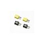 Fluke 80CJ-M Mini Thermocouple Connectors, Type J, Male