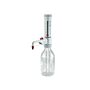 BrandTech Scientific Dispensette S, Adjustable Volume, Recirculation Valve, Manual, Analog Bottle Top Dispenser, 2.5 - 25 mL