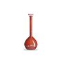 BrandTech Scientific V672950 Lightshield Volumetric Flask, 50mL, 12/21 stopper