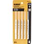 DeWalt DW37705 14TPI T-SHK Cobalt Steel Jig- Saw Blade,5/pk