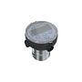 FLOMEC OM008A001-822R5G 3/8" Oval Gear Aluminum NPT Flow Meter, RT14 Transmitter with Built-In Digital Display
