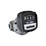 FLOMEC OM040A001-820M4 1-1/2" Oval Gear Aluminum NPT Flow Meter with Mechanical Display