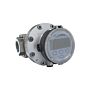 FLOMEC OM040A001-822R5G 1-1/2" Oval Gear Aluminum NPT Flow Meter, RT14 Transmitter with Built-In Digital Display