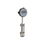 FLOMEC DP490S215-216R5G 1.5" to 35.4" Paddlewheel Stainless Steel Flow Meter, Transmitter with Built-In Digital Display