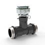 FLOMEC UM080NFPRUXXA20-QUDSBAN1-GMD 3" Ultrasonic Flow Meter with Digital Display, Schedule 80 PVC Tee, NPT (Female)