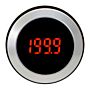 Lascar EM 32-1B-LED Round Hole Fitting LED Voltmeter
