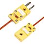 Omega Engineering MTP-U-F Miniature Thermocouple Connector, 3-Prong, Flat Pin, Female, U Type, -20F to 356F
