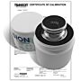 PROCISION 200g Weight, 316L SS, OIML F1 Accuracy +/- 1.0 mg, with Calibration Certificate