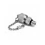 Ralston Instruments QTHA-3SS0 Male Quick-test, Stainless Steel Adapter