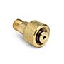 Ralston Instruments QTHA-4TB0 1/2" Tube Fitting x Male Quick Test, No Check Valve Adapter