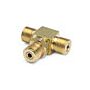 Ralston Instruments QTHA-HSTE Male Quick-test run x male Quick-test run x male Quick-test branch tee, Brass