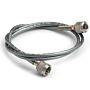 Ralston Instruments QSQS Quick-Test Hose, Stainless Steel Hose Ends, 4'