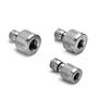 Ralston Instruments QTHA-3FSA-RG-QD 3/8" Female BSPP Quick-Disconnect x Female Quick-test, Stainless Steel Adapter