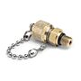 Ralston Instruments QTHA-3SS1-QS Quick-test Inlet Port for SP0V Hand Pump with Check Valve, Stainless Steel