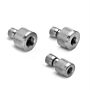 Ralston Instruments QTHA-4FSA-RG-QD 1/2" Female BSPP Quick-Disconnect x Female Quick-test, Stainless Steel Adapter
