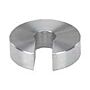 Troemner 12704-S 20 lb Class F Stainless Steel Slotted Flat Weight