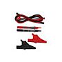 AEMC 2152.01 Lead Set of 2, Color-Coded 4ft (Red/Black) Leads, Test Probes