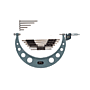 Mitutoyo 340-721 Micrometer Set, 18-24" 