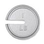 Troemner 9488W 1lb Class F Cast Iron Slotted Weight with NVLAP Certificate