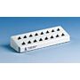 BrandTech Scientific Cuvette Rack (PP) with 16 numbered positions