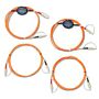 Fluke Networks MRC-625EFC-SCSCKIT Multimode EF Test Reference Cord Kit for 62.5 AM - 2m (4 SC/SC)