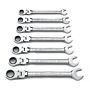 GearWrench 9900D 7pc Flex Comb Ratcheting Wrench Set,10mm-19mm  GearWrench