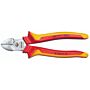 Gedore Tools VDE 8314-180 H Side Cutter with VDE Insulating Sleeves, 180mm, 1000V