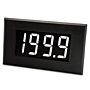 Lascar DPM 950S-EB-W Large 200mV Single-rail Voltmeter with White Digits