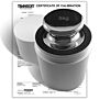 PROCISION 5kg Weight, 304 SS, OIML F1 Accuracy +/- 25 mg, with Calibration Certificate