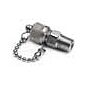 Ralston Instruments QTFT-4MS0 1/2" Male NPT x Male QT, no check valve with Cap & Chain Adapter