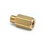 Ralston Instruments QTHA-1FB0-RT 1/8" Female BSPT x Male Quick- Test, No Check Valve, Brass Adapter