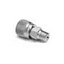 Ralston Instruments QTHA-2MSA 1/4" Male NPT x Male Female QT, no check valve, 300 series Stainless Steel Adapter