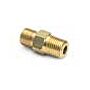 Ralston Instruments QTHA-3MB1 3/8" Male NPT x Male QT with Check- valve, Brass Adapter