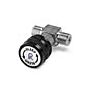 Ralston Instruments QTHA-TVLS-HC Male Quick-test x female QT, in-line vent valve, Stainless Steel
