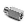 Ralston Instruments QTHA-2FS0 1/4" Female NPT x Male Quick-test no Check-valve, Stainless Steel