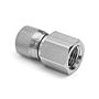 Ralston Instruments QTHA-2FSA 1/4" Female NPT x Female Quick-test, no Check-valve, Stainless Steel Adapter