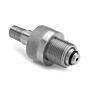 Ralston Instruments QTHA-2MS0-C580-QD CGA580 Quick-connect x 1/4" Male NPT Adapter, Stainless Steel