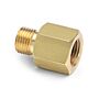 Ralston Instruments QTHA-4FB0 1/2" NPTF x Quick-test Male, No Check-valve, Brass Connector Adapter