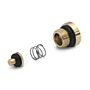 Ralston Instruments QTHP-0010 HP, XH outlet check-valve, spring and plug, brass