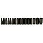 Wright Tool Company 467 1/2"Dr. 6Pt. Deep Impact Socket Set 10mm-27mm
