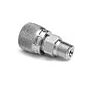 Ralston Instruments XTHA-2MSA 1/4" male NPT x female Quick-test XT, Stainless Steel Adapter