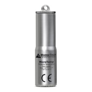 MadgeTech MICROTEMP Submersible, Miniature Temp Recorder, steel enclosure