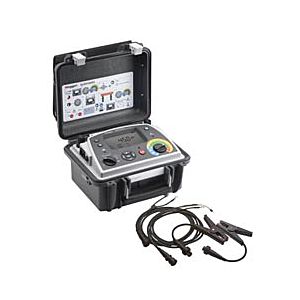 Megger DLRO-10HDX Digital Low Resistance Ohmmeter with Kelvin Clamp Leads