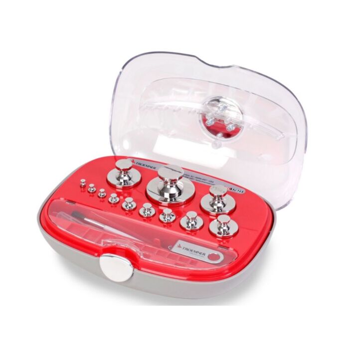 Troemner 7218-1T 1g - 500g Precision Weight Set Class 1, Traceable Certificate