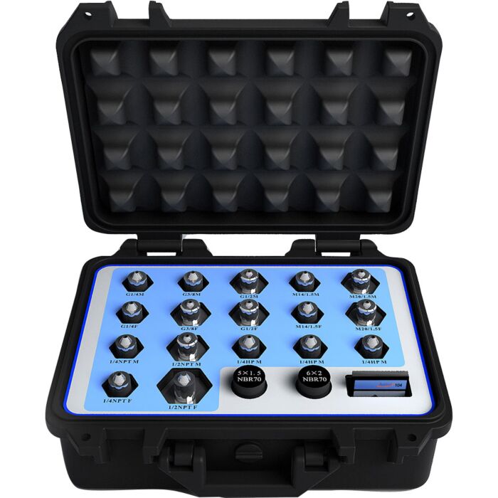 Additel ADT104 for Rent, Adapter & Fitting kit, 1/4in HP Male to Various M/F Connections