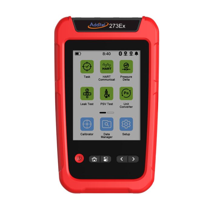 Additel ADT273EX-GP6K-PSI-N2-HART Handheld Pressure Calibrator, ATEX 0-6000psi, Gauge, 1/2NPT M with HART