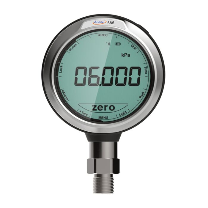Additel ADT685-02-GP10K-PSI-N-DL Digital Pressure Test Gauge, 0 to 10000 psi, 1/4NPT M