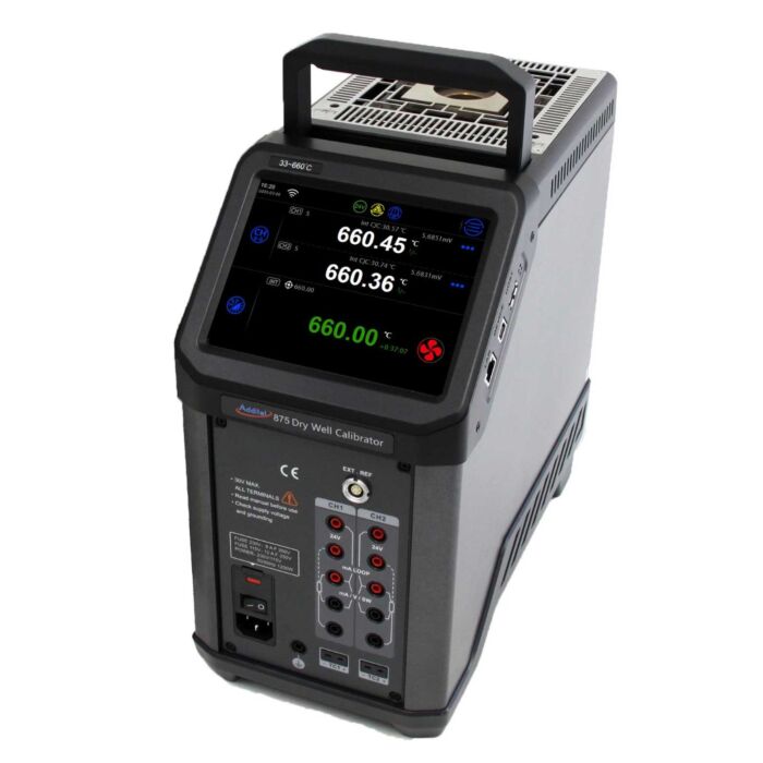 Additel ADT875-350-B-110V Dry Well Calibrator, 33C - 350C 110V, Insert B