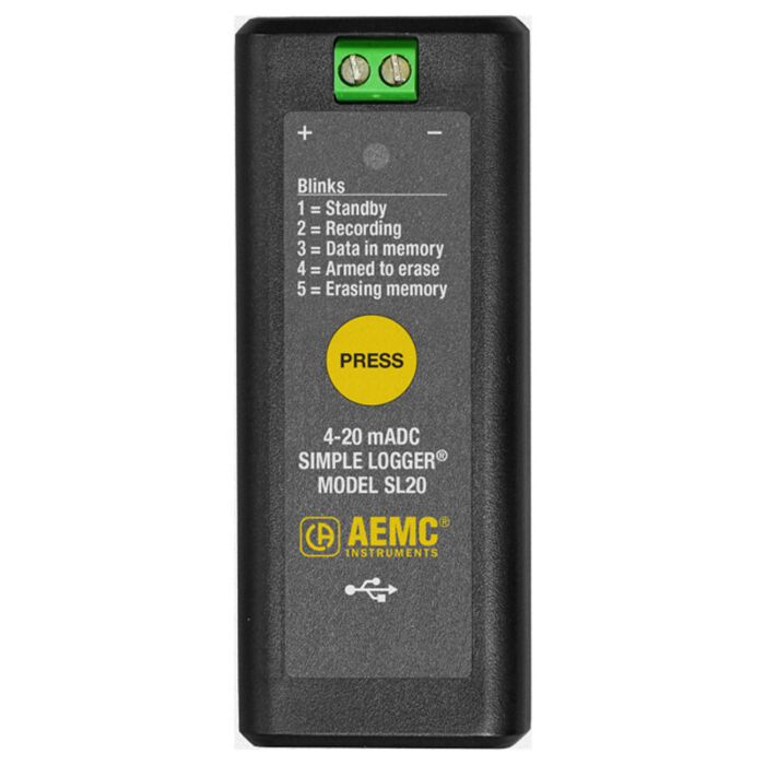 AEMC Instruments SL20 Simple Logger Model SL20 (current, 4 to 20 mADC)